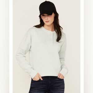 Carhart Womens Loose Fit Midweight Henley Sweatshirt Size XL